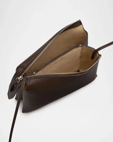 The Row Nu Mini Twin Crossbody Bag in Grain Leather | Thumbnail 4 The Row Nu Mini Twin Crossbody Bag in Grain Leather | Thumbnail 4