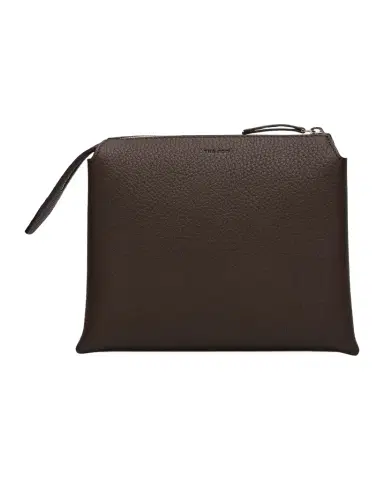 The Row Nu Mini Twin Crossbody Bag in Grain Leather | Thumbnail 1 The Row Nu Mini Twin Crossbody Bag in Grain Leather | Thumbnail 1