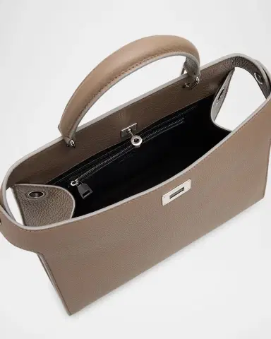 Michino Paris Lutece PM Grained Leather Top-Handle Bag | Thumbnail 4 Michino Paris Lutece PM Grained Leather Top-Handle Bag | Thumbnail 4