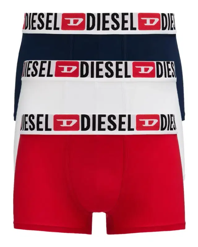 Diesel Men 's Damien Multicolor DCore 3-Pack Boxer Briefs