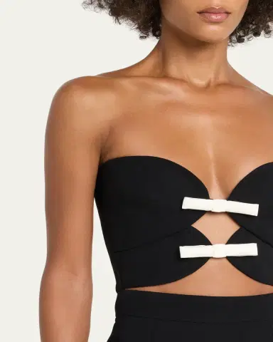 The New Arrivals by Ilkyaz Ozel Ambrosia Cutout Strapless Mini Dress | Thumbnail 5