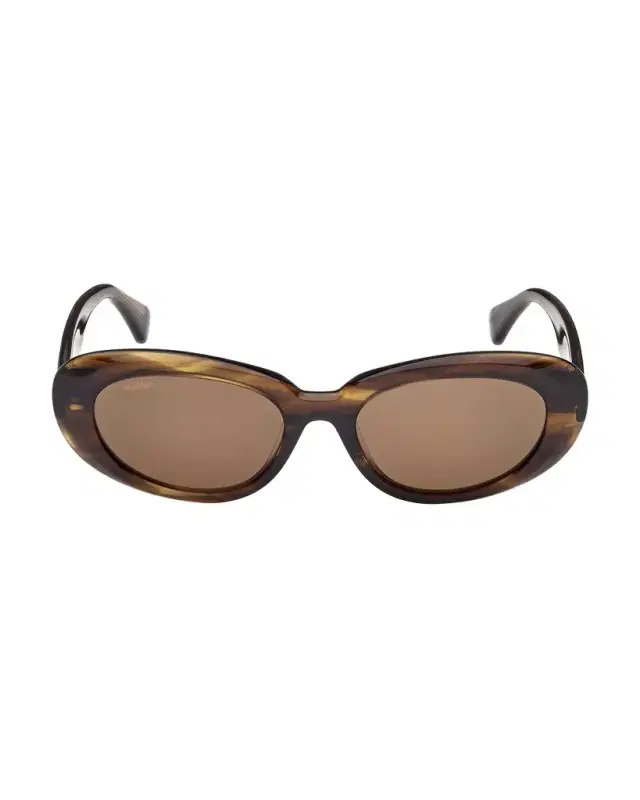 Max Mara 53MM Oval Sunglasses