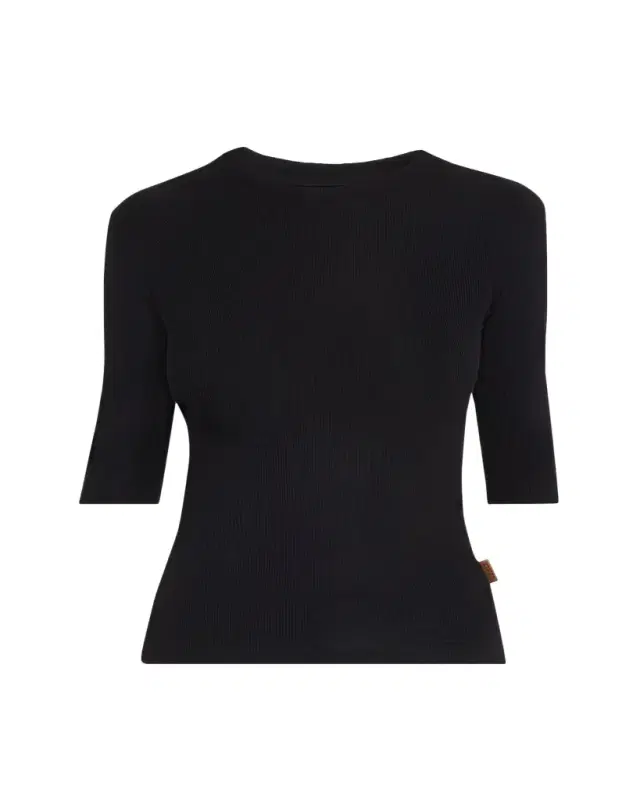 Jamie Haller The Rib Elbow-Sleeve Crew T-Shirt