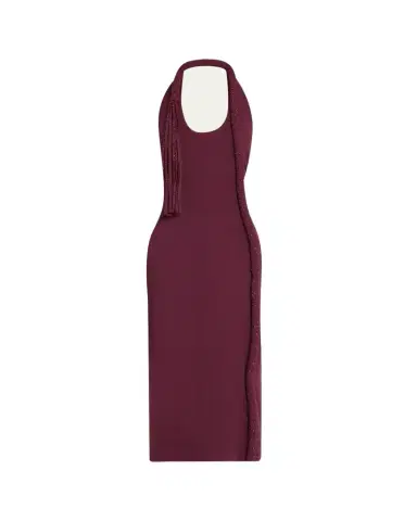 Diotima Mane Embellished Halter Midi Dress | Thumbnail 1