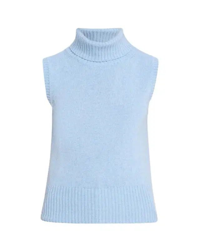 Mazzy Brushed Cashmere Sleeveless Sweater