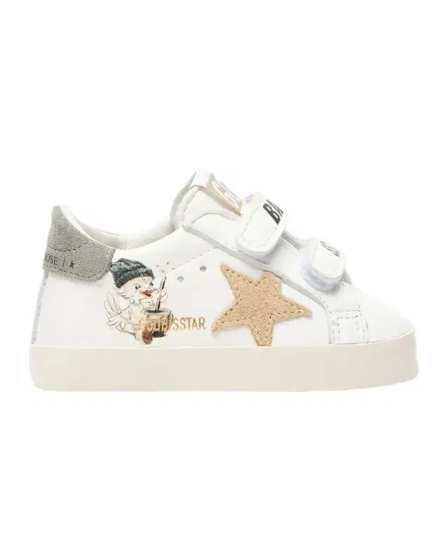 Boy 's Baby School Printed Nappa Leather Sneakers, Baby