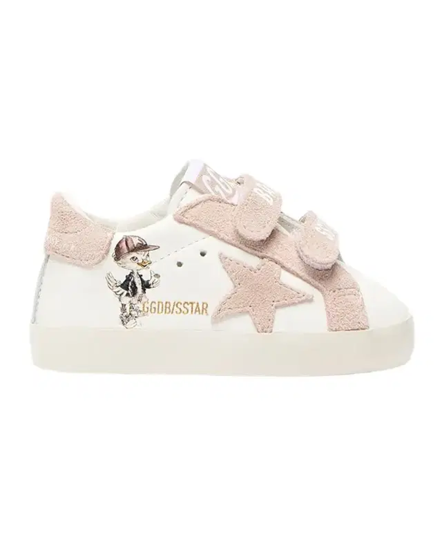 Girl 's Baby School Printed Nappa Leather Sneakers, Baby
