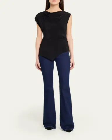 Veronica Beard Yvonne Asymmetric Top | Thumbnail 2