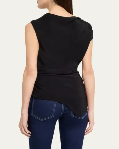 Veronica Beard Yvonne Asymmetric Top | Thumbnail 3