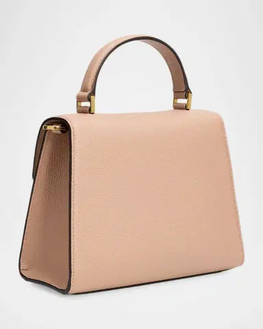 Valentino Garavani Small Crystal VLogo Leather Top-Handle Bag | Thumbnail 2 Valentino Garavani Small Crystal VLogo Leather Top-Handle Bag | Thumbnail 2