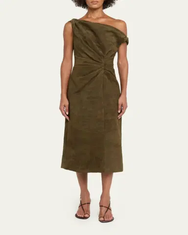 Proenza Schouler Kaelin Off-The-Shoulder Suede Mini Dress | Thumbnail 2 Proenza Schouler Kaelin Off-The-Shoulder Suede Mini Dress | Thumbnail 2