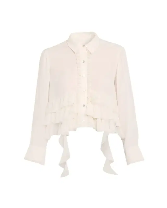 Cinq à Sept Nori Ruffled Button-Front Shirt
