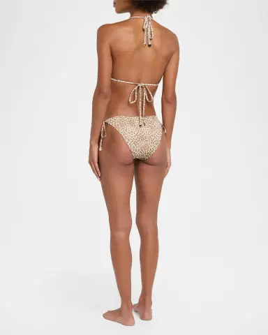 Ramy Brook Benni Leopard Bikini Bottoms | Thumbnail 3
