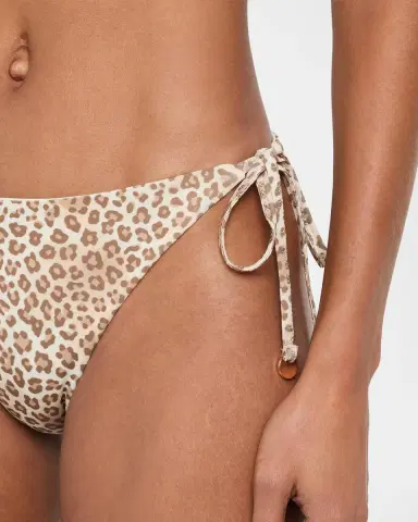 Ramy Brook Benni Leopard Bikini Bottoms | Thumbnail 4