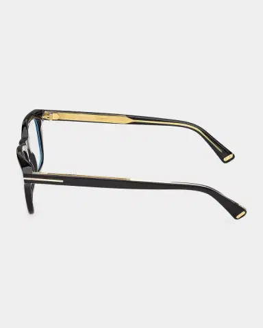 Tom Ford Men's Acetate Square Blue-Block Optical Frames | Thumbnail 4 Tom Ford Men's Acetate Square Blue-Block Optical Frames | Thumbnail 4