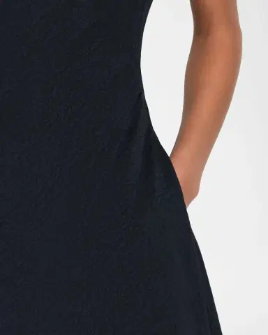 Jason Wu Collection High-Neck Washed Twill Asymmetric Dress | Thumbnail 5