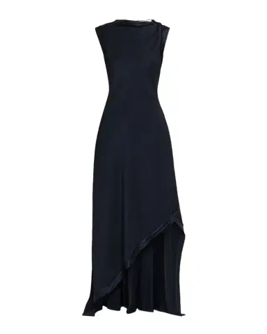 Jason Wu Collection High-Neck Washed Twill Asymmetric Dress | Thumbnail 1