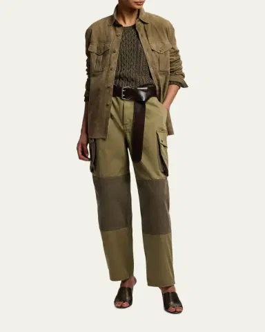 Ralph Lauren Collection Vaughn Cotton Denim Pants | Thumbnail 2