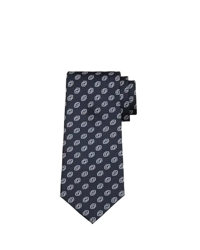 Ralph Lauren Purple Label Men's Deco Cube Silk Tie