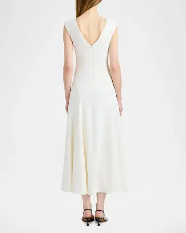 Proenza Schouler Romana Sleeveless Crepe Dress | Thumbnail 3 Proenza Schouler Romana Sleeveless Crepe Dress | Thumbnail 3