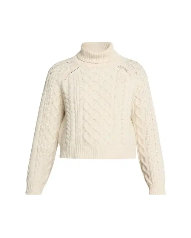 Ezren Cable-Knit Wool Turtleneck Sweater