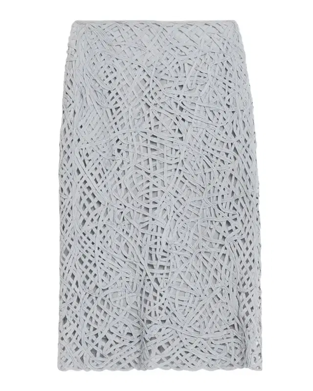Diotima Marseille Openwork Knit Midi Skirt