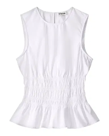 Staud Culver Sleeveless Peplum Top | Thumbnail 1