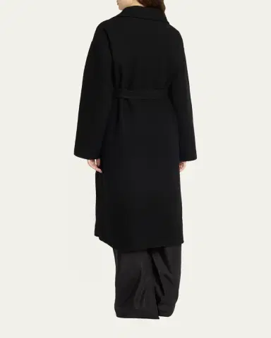 The Row Ciara Wool-Cashmere Belted Wrap Coat | Thumbnail 3