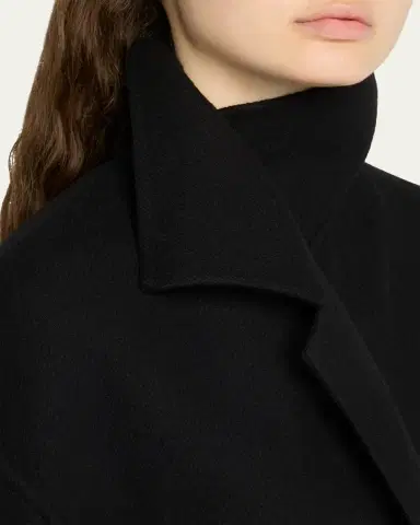 The Row Ciara Wool-Cashmere Belted Wrap Coat | Thumbnail 5