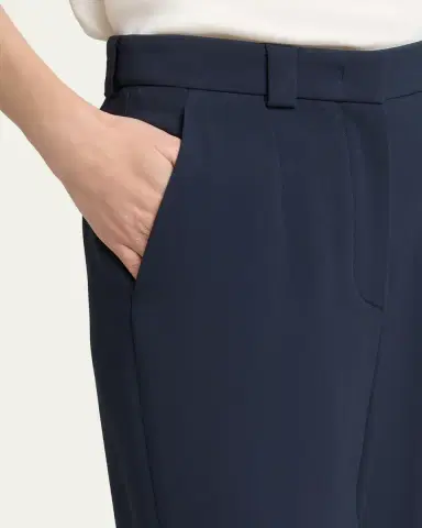 Giorgio Armani Tapered Stretch Viscose Trousers | Thumbnail 5 Giorgio Armani Tapered Stretch Viscose Trousers | Thumbnail 5