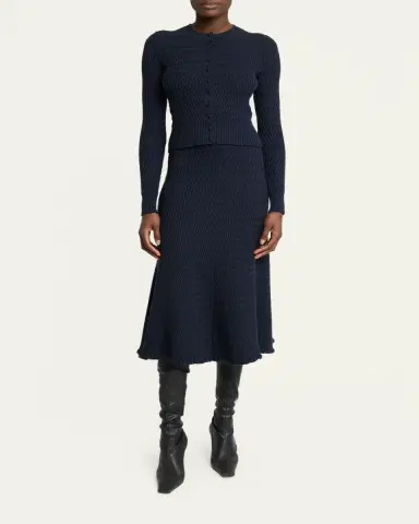 Proenza Schouler Magnolia Knit Midi Skirt | Thumbnail 2 Proenza Schouler Magnolia Knit Midi Skirt | Thumbnail 2