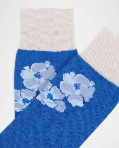Paul Smith Men's Multi-Floral Variety 3-Pack Mid-Calf Socks | Thumbnail 2