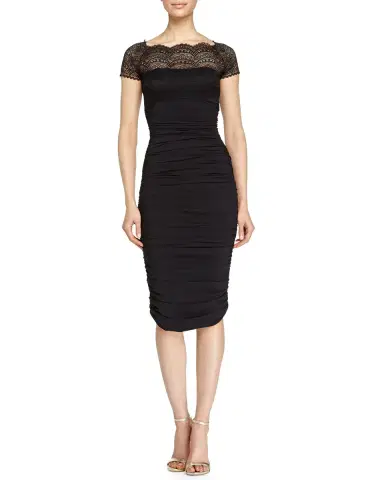 Rickie Freeman for Teri Jon Off-Shoulder Stretch Taffeta Column Gown | Thumbnail 6 Rickie Freeman for Teri Jon Off-Shoulder Stretch Taffeta Column Gown | Thumbnail 6