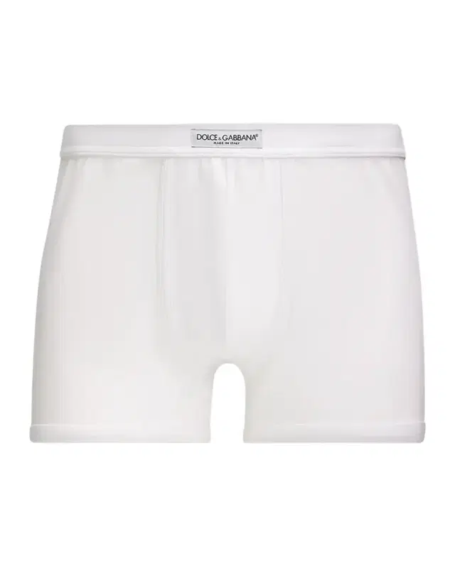 Dolce & Gabbana Men 's Logo Label Stretch Jersey Boxer Briefs