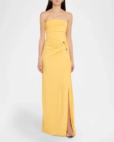 Simkhai Emma Strapless Jersey Bustier Maxi Dress | Thumbnail 2