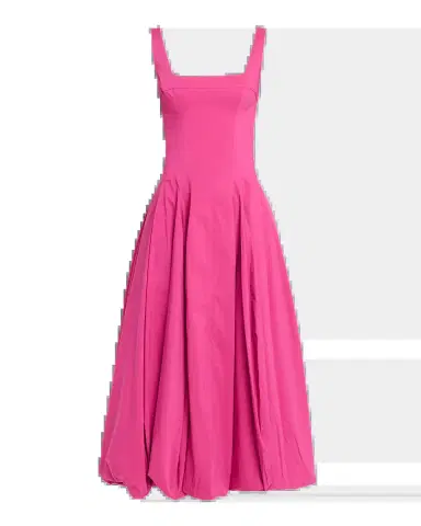 Simkhai Hally Bubble Cotton Midi Dress | Thumbnail 5