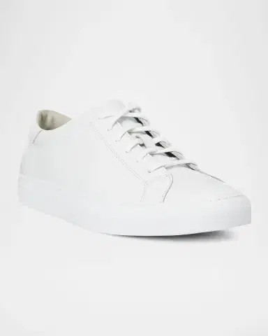 Polo Ralph Lauren Men's Jermain II Leather Low-Top Sneakers | Thumbnail 2