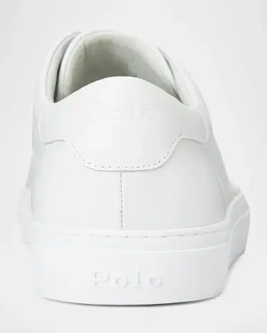 Polo Ralph Lauren Men's Jermain II Leather Low-Top Sneakers | Thumbnail 4