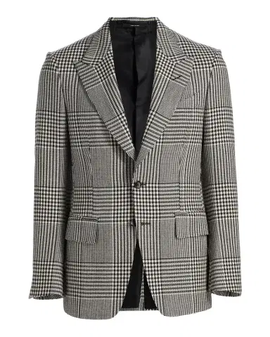 Tom Ford Men's Master Prince of Wales Wool Jacket | Thumbnail 1 Tom Ford Men's Master Prince of Wales Wool Jacket | Thumbnail 1