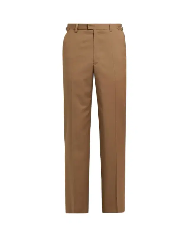 Rhude Men 's Sienna Wool Straight-Leg Trousers