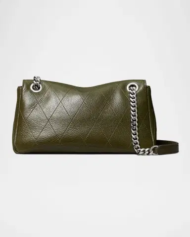 Tory Burch Charlie Quilted Leather Crossbody Bag | Thumbnail 5