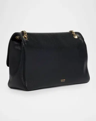 TOM FORD Mia T-Clasp Leather Shoulder Bag | Thumbnail 3
