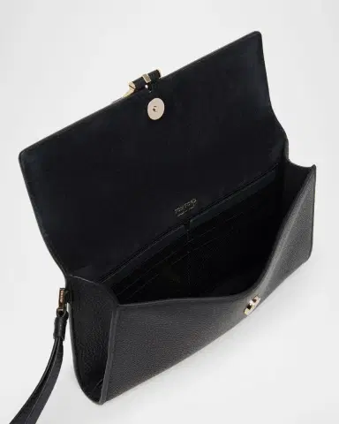 TOM FORD Mia T-Clasp Leather Shoulder Bag | Thumbnail 4