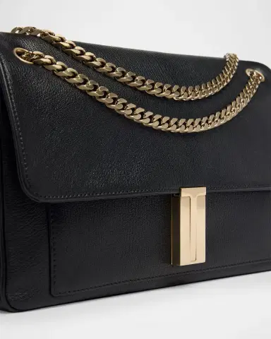 TOM FORD Mia T-Clasp Leather Shoulder Bag | Thumbnail 6