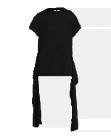 Toteme Tie-Waist Jersey Short-Sleeve T-Shirt | Thumbnail 5 Toteme Tie-Waist Jersey Short-Sleeve T-Shirt | Thumbnail 5