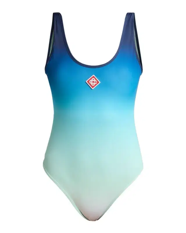 Casablanca Logo Gradient One-Piece Swimsuit