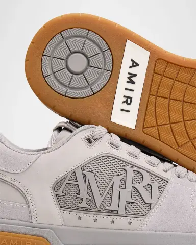 Amiri Logo Leather Low-Top Sneakers | Thumbnail 3 Amiri Logo Leather Low-Top Sneakers | Thumbnail 3