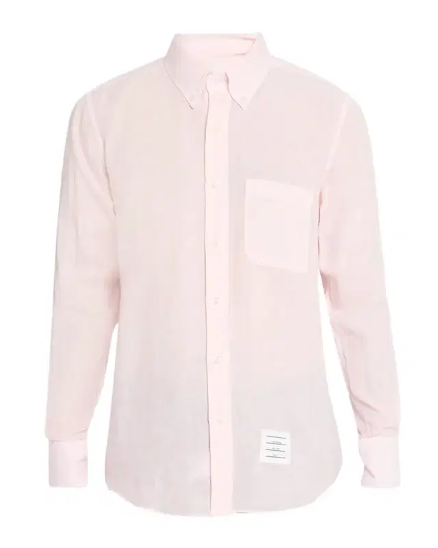 Thom Browne Men 's Linen Garment Dyed Button-Down Shirt