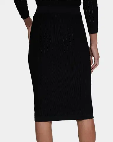 L'Agence Melania Pointelle Knit Midi Skirt | Thumbnail 3 L'Agence Melania Pointelle Knit Midi Skirt | Thumbnail 3