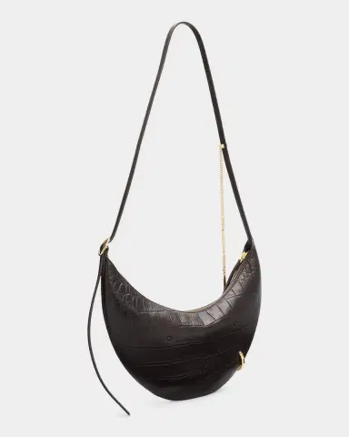 Tory Burch Pierced Croc-Embossed Leather Crossbody Bag | Thumbnail 3 Tory Burch Pierced Croc-Embossed Leather Crossbody Bag | Thumbnail 3